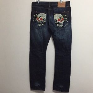 Ed Hardy bad a$$ skull pocket jeans 🔥🔥🔥